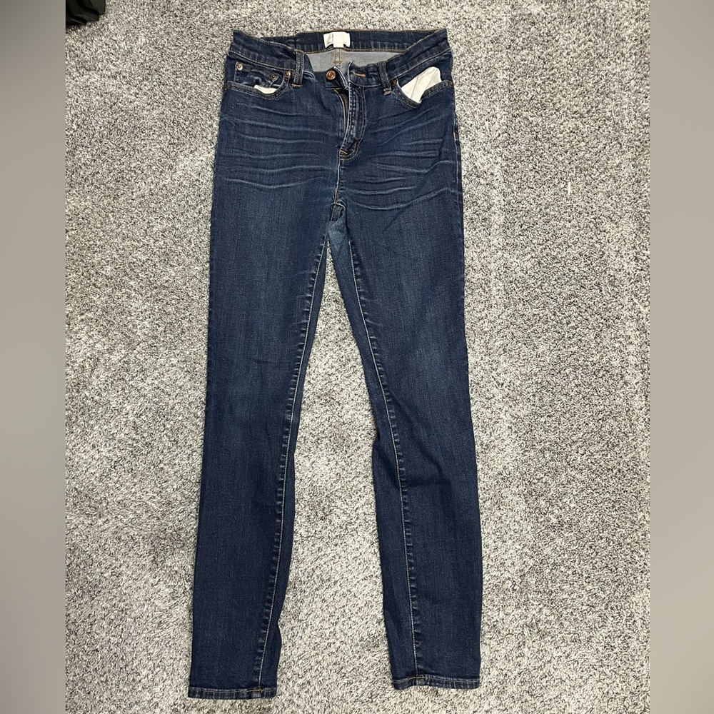 J. Crew Women's Dark Blue Skinny Jeans